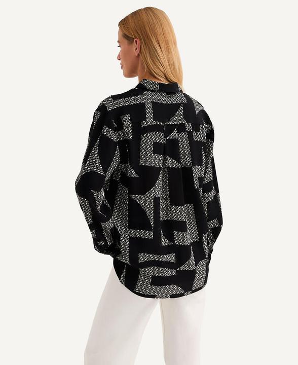 Immagine prodotto Anne Weyburn Langärmelige Bluse mit grafischem Muster (42)