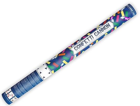 Actual product image Partydeco Confetti and streamers cannon, mix, 60cm (1 pkt / 1 pc.) (1 Piece)