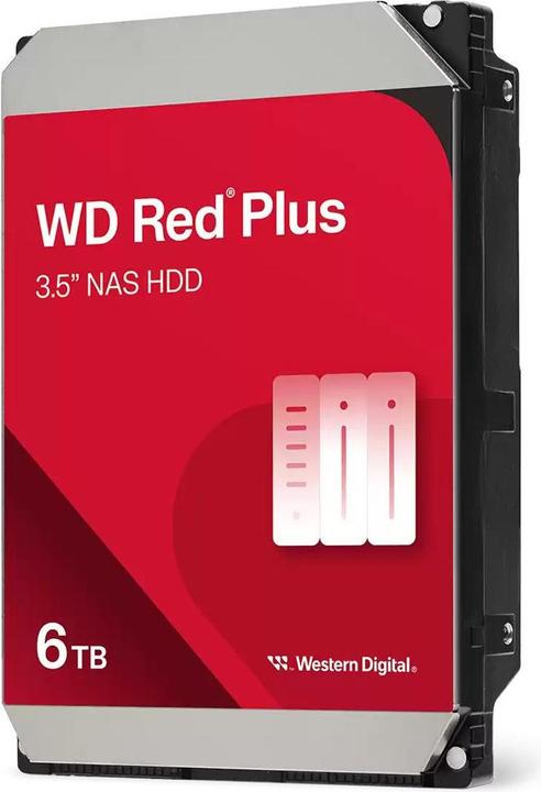 Image du produit WD Red Plus (6 To, 3.5", CMR)