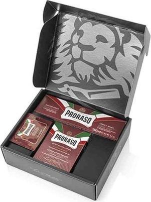 Immagine prodotto Proraso Duo da barba classico rosso (Lozione dopobarba, 100 ml)