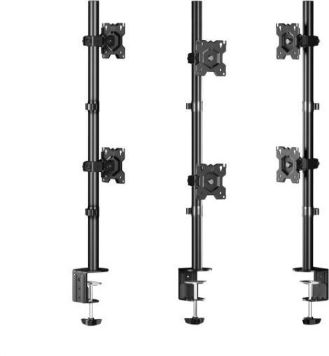 Produktbild Onkron Monitorhalterung für zwei Bildschirme 13" bis 34", bis 16 kg, schwarz (Tisch, 34", 16 kg)