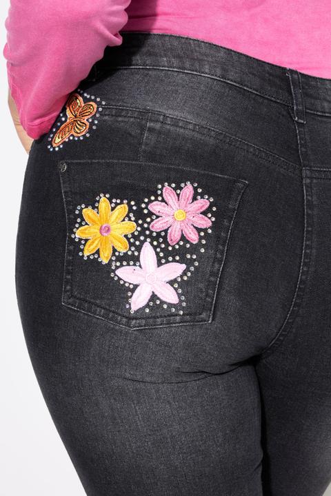 Produktbild Angel of Style 7/8-Slimjeans, schmale Passform, 5-Pocket, Patches (56)