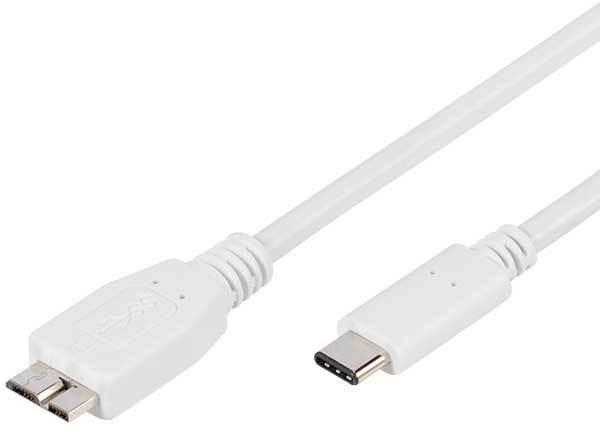 Vivanco kabelis USB-C – „microUSB 3.0 1m“ (45275) (1 m, USB 3.0)