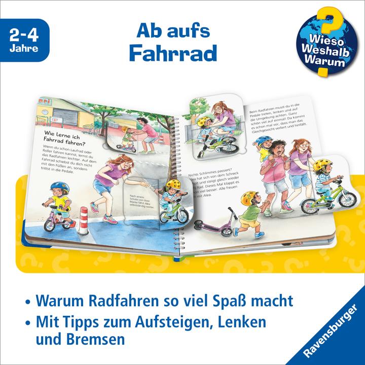 Actual product image Ravensburger Wieso? Weshalb? Warum? junior, Band 80: Mein erstes Fahrrad (150 Sticker)