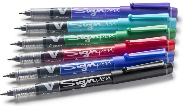 Image du produit Pilot Stylo V-Sign 0.6mm SW-VSP-BL bleu (Bleu, 1 x)