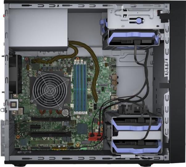 Actual product image Lenovo ThinkSystem ST50 7Y48 (Intel Xeon E-2224G, 8 GB, Tower Server)