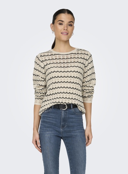 Produktbild Only Normal geschnitten Rundhals Pullover Strickpullover (XL)