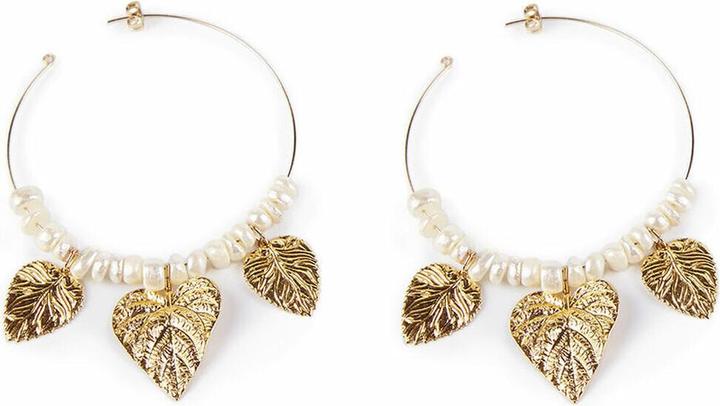 Coron CROWN 4CM Ohrringe gold glitter