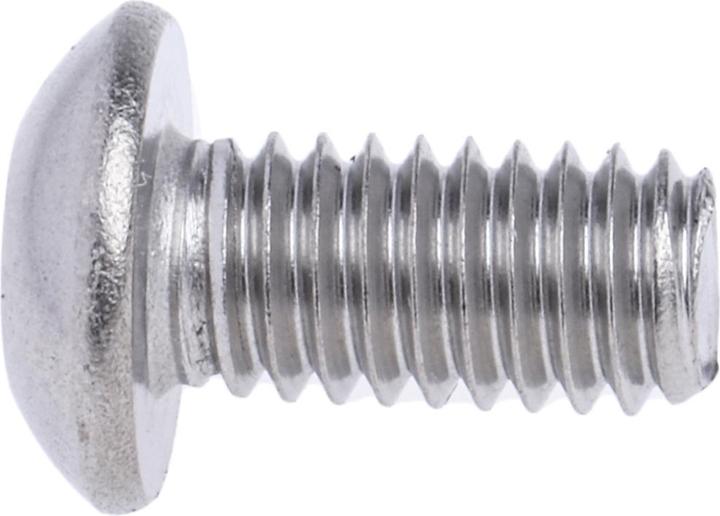 Image du produit RS PRO Vis à tête bombée M4x8mm (50 Vis par pièce)