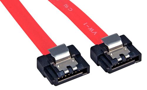 Produktbild Lindy Internes SATA - Kabel mit extrem kurzen Latch-Steckern