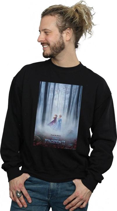 Actual product image Disney Mens Frozen 2 Movie Poster Sweatshirt (5XL)