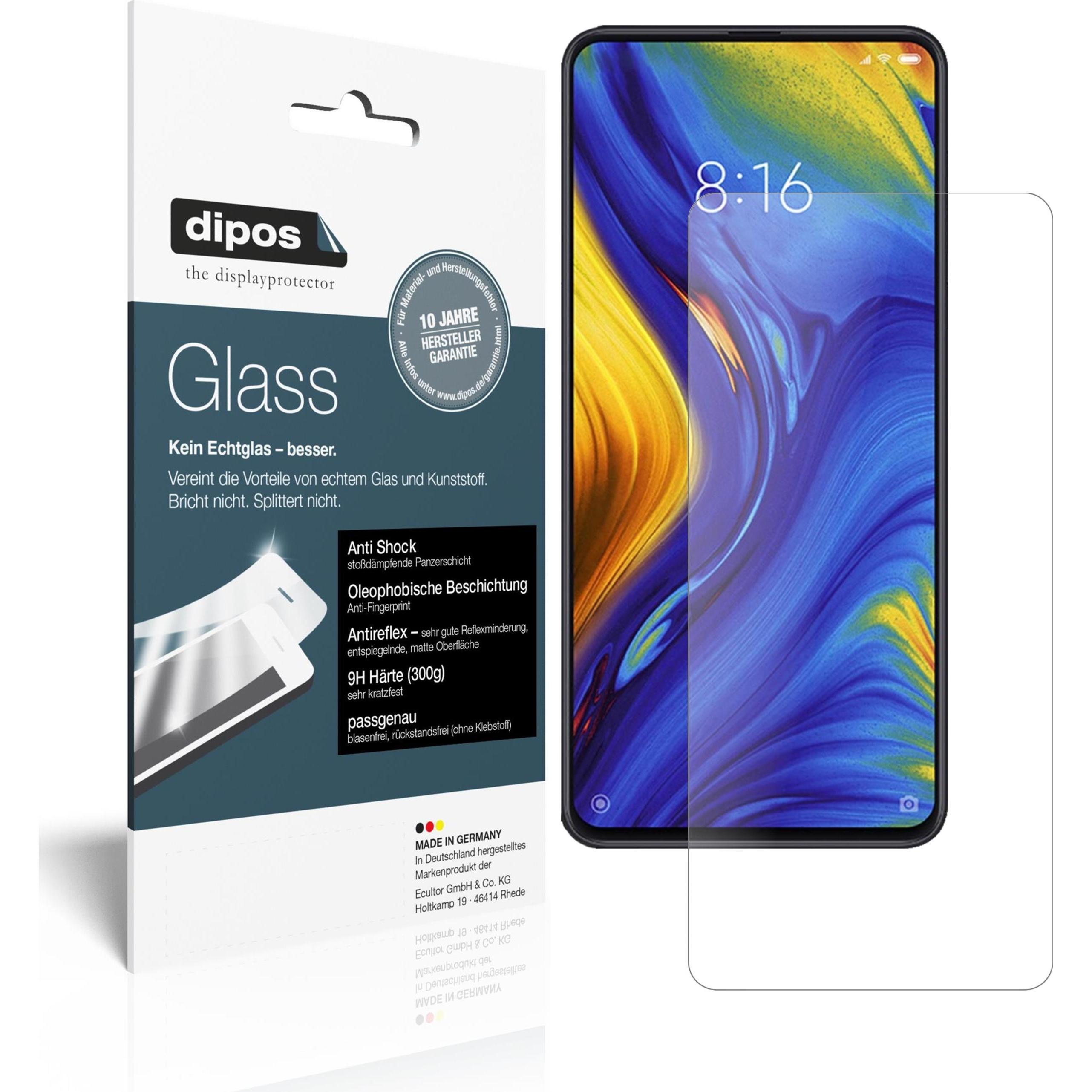 Dipos Displayschutz Anti-Shock (2 Stück, Xiaomi Mi Mix 3), Smartphone Schutzfolie, Transparent
