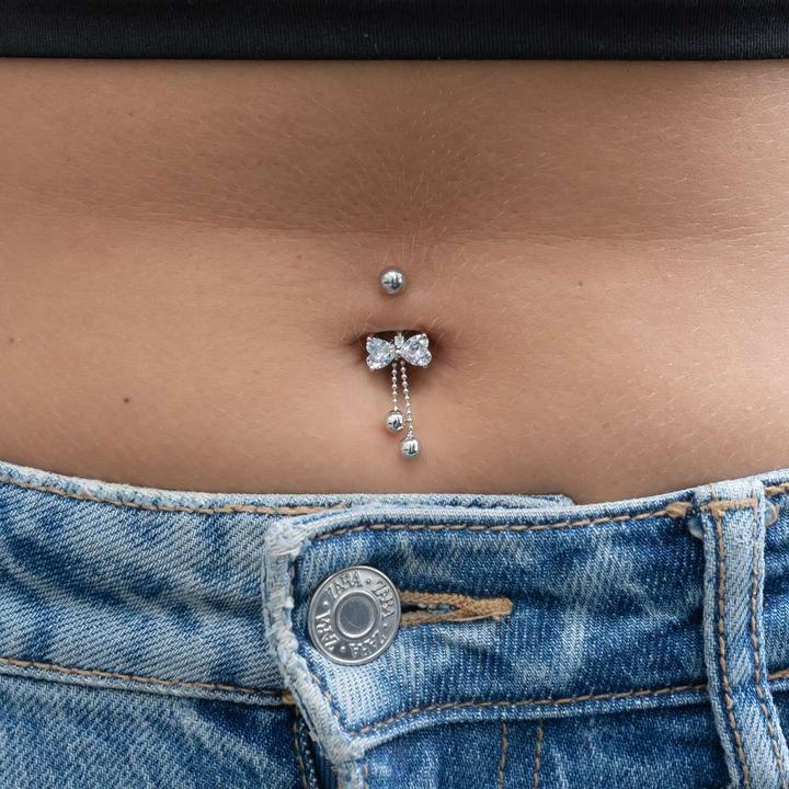 Immagine prodotto Bijouteria Piercing ventre (Zirconia, Acciaio chirurgico)
