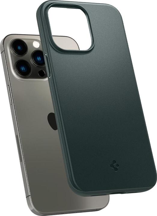 Actual product image Spigen Thin Fit Case for Apple iPhone 14 Pro Max - abyss green (Apple iPhone 14 Pro Max)