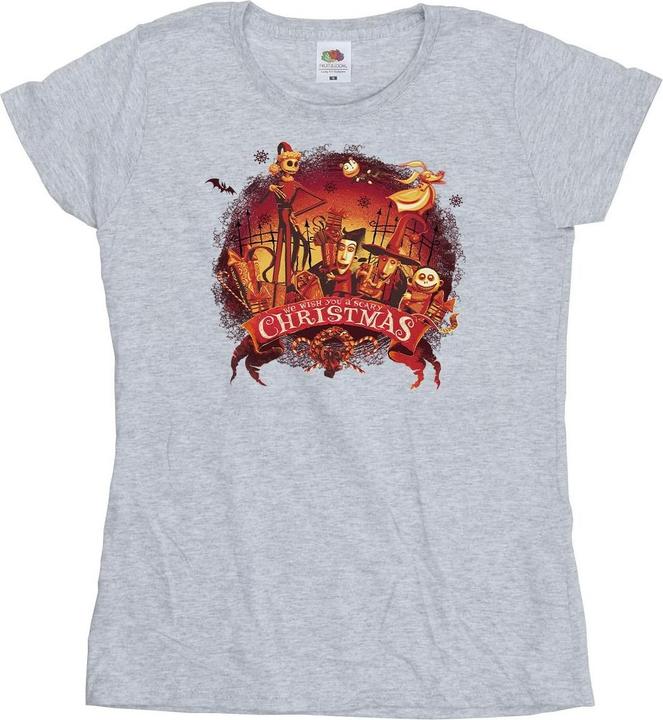 Image du produit Disney - T-shirt THE NIGHTMARE BEFORE CHRISTMAS SCARY CHRISTMAS - Femme (XXL)