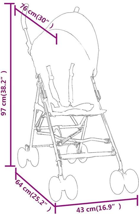 Image du produit vidaXL Kinderwagen