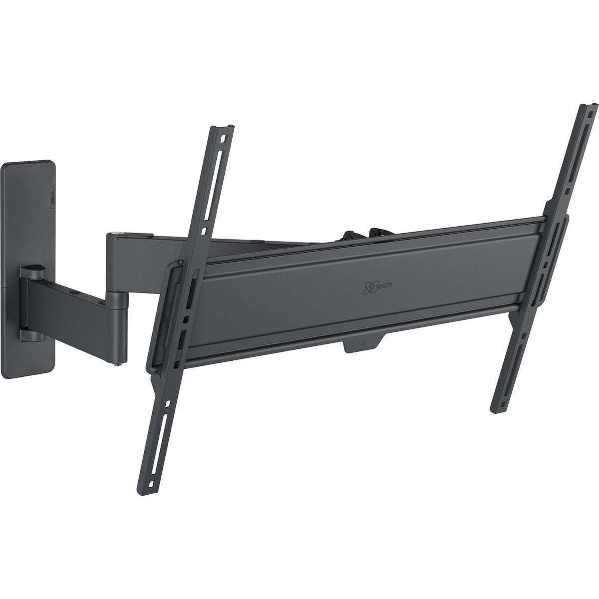 Vogels TVM 1646 Draaibaar e kantelbare tv-beugel 40 - 77 (Muro, 77", 35 kg), Supporto da parete TV, Nero