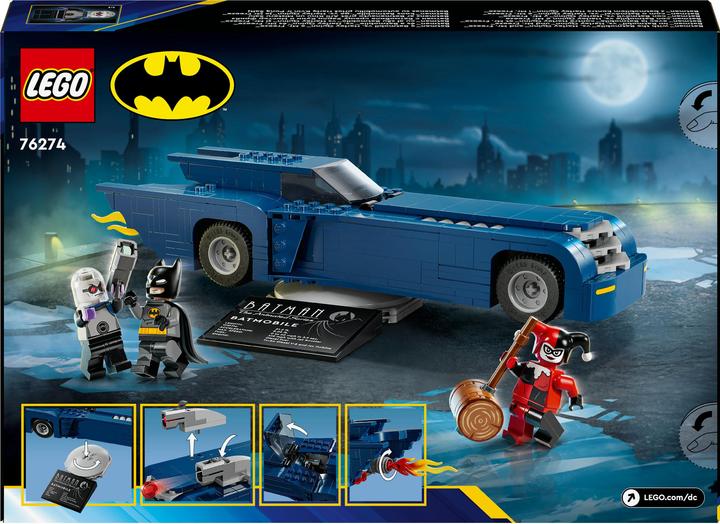 Actual product image LEGO Batman in the Batmobile vs. Harley Quinn and Mr Freeze (76274)