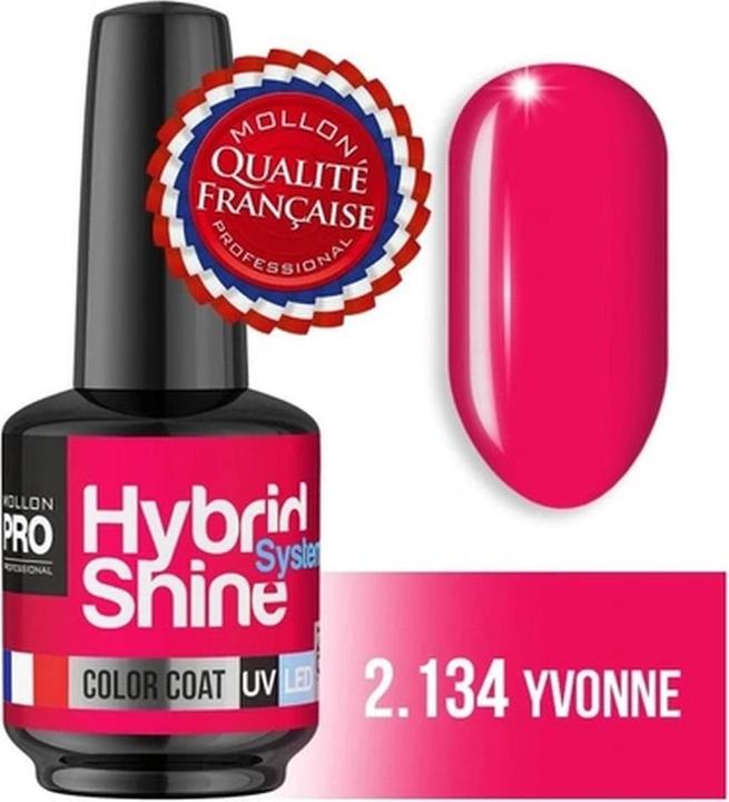 Actual product image Mollon Pro Mol Hss 2/134 - Semi-Permanent Hybrid Shine Nail Polish