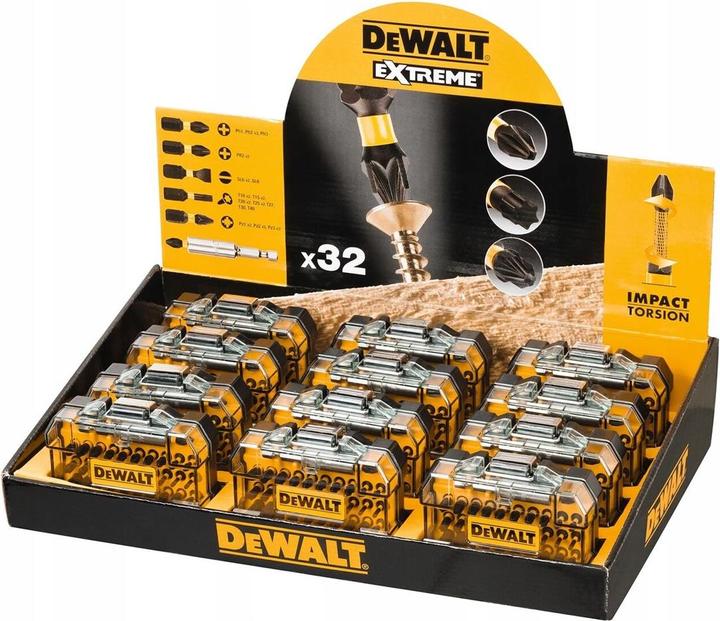 Actual product image DeWalt Counter display bit set 12xDT70523T