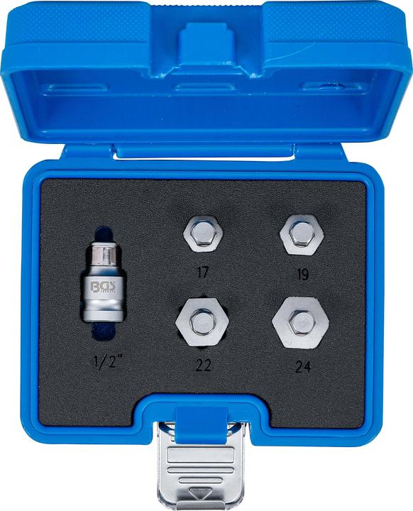 Produktbild BGS Bit-Satz für Motorräder Innensechskant 17 - 24 mm (24 mm, 10 mm (3/8"), 12,5 mm (1/2"))