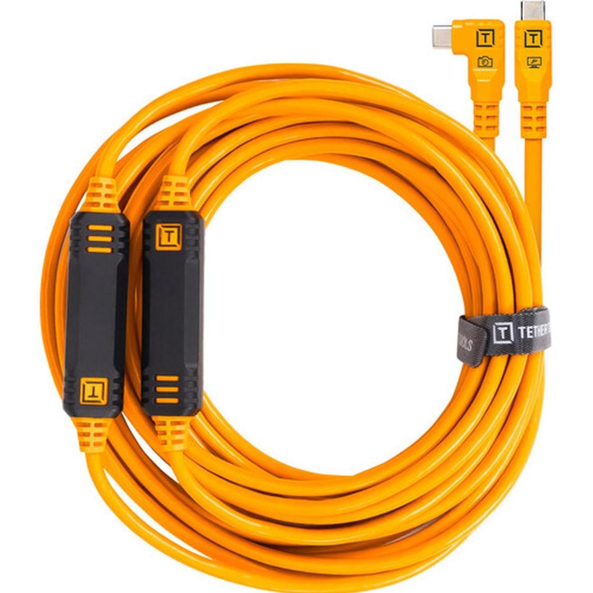 Tether Tools LeverLock&Cable Kit Optima 10G rechts orange 9,2m, Accessori video, Arancia