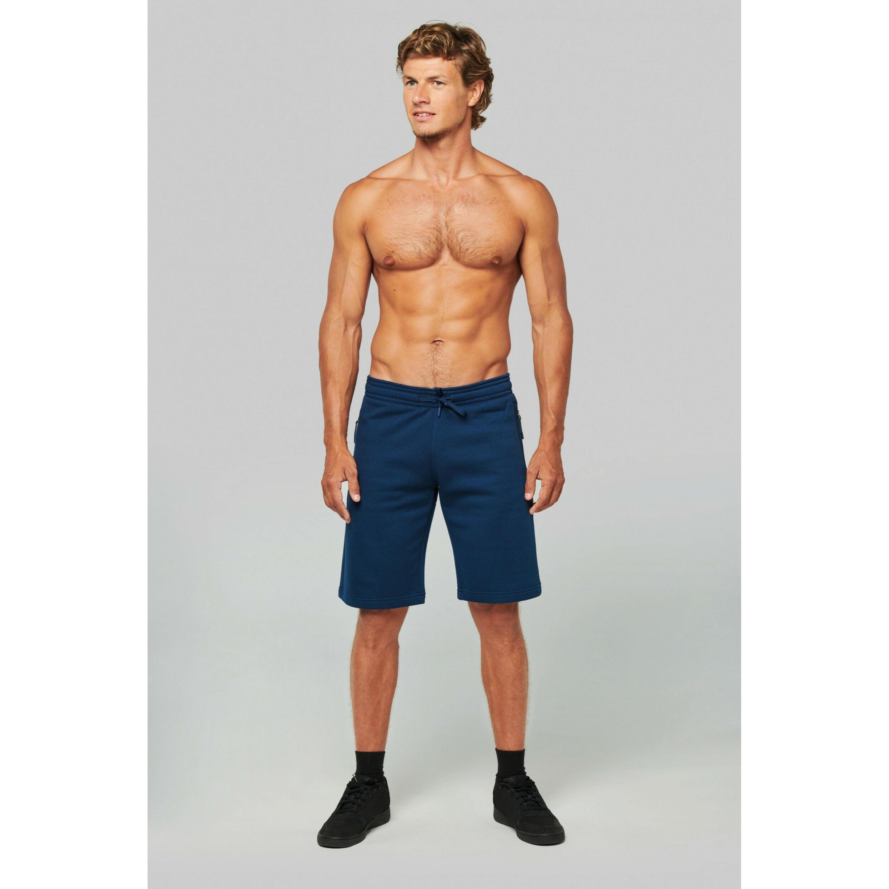 Thumbnail - Proact, Herren, Shorts, Bermuda Poract Fleece, Blau, (S)