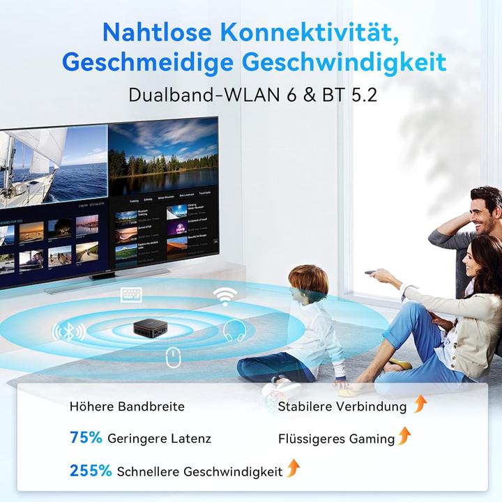 Immagine prodotto Blackview MP20 Mini PC Intel Twin Lake N150 mit Win 11 Pro (256 GB, 8.19 GB, Intel N150)