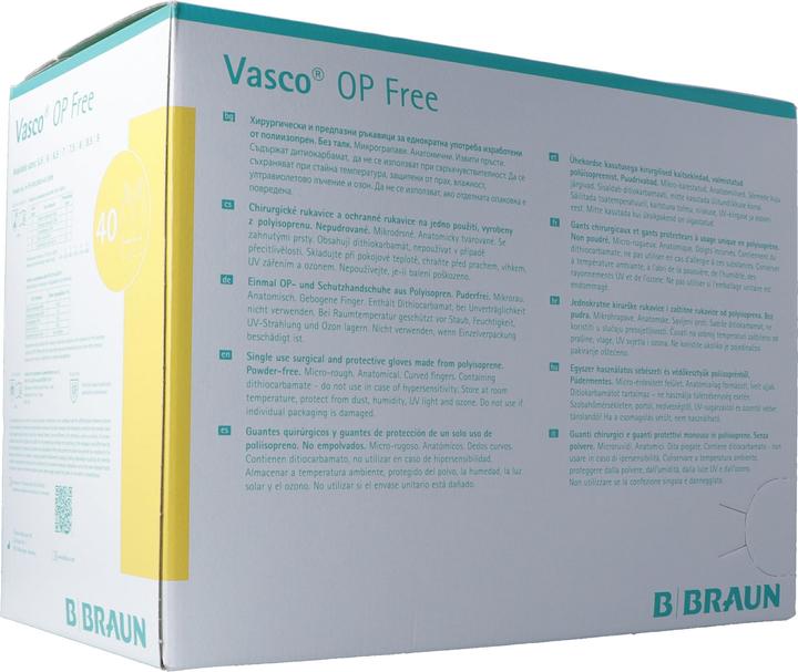 Produktbild B.Braun OP Free Handschuh Latexfrei Grösse 7.5 (40 Paar) (7.5)