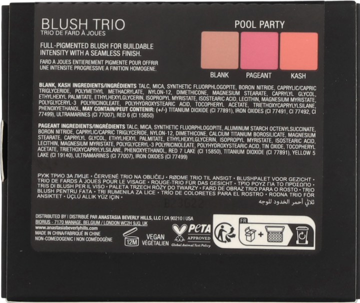 Actual product image Anastasia Beverly Hills Blush Trio (Pool Party)
