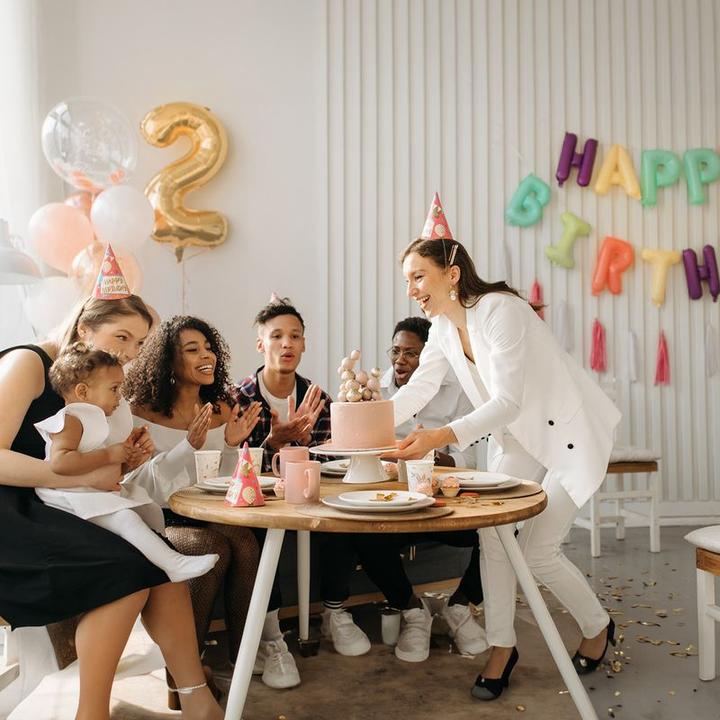 Actual product image Hermex Happy Birthday Letter Balloon Balloon Foil Balloon Garland