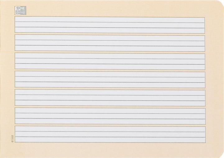 Image du produit Oxford Cahier d'histoires, A5 horizontal (A5, À rayures, Couverture souple)