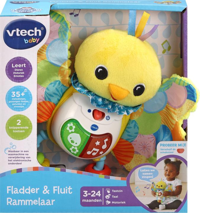 Actual product image VTech Baby Flutter And Whistle Rattle