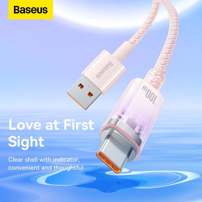 Actual product image Baseus USB A – USB C (1 m, USB 3.0, 100 W)