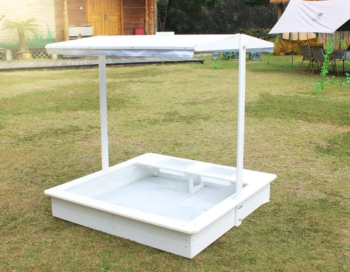 Actual product image Wondermake Design-Sandkasten "solarca2" mit Spielwannen u. Abdeckung, Fichte