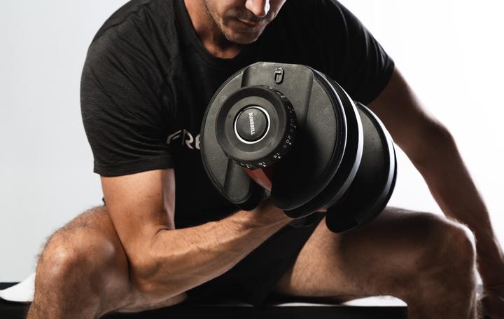 Actual product image Swip Adjustable Dumbbells (1 x 2.5 kg - 24 kg)