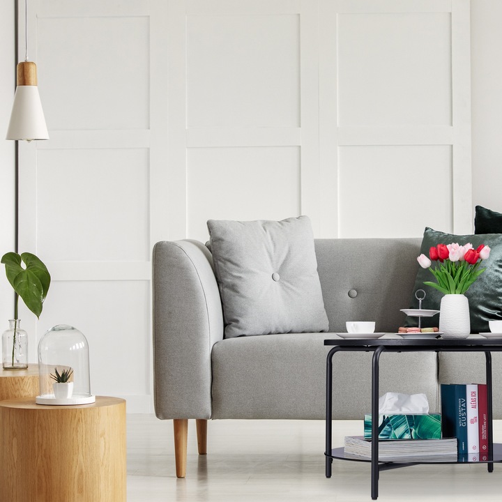 Immagine prodotto Relaxdays Tavolino da salotto scandinavo (80 x 80 x 45 cm)