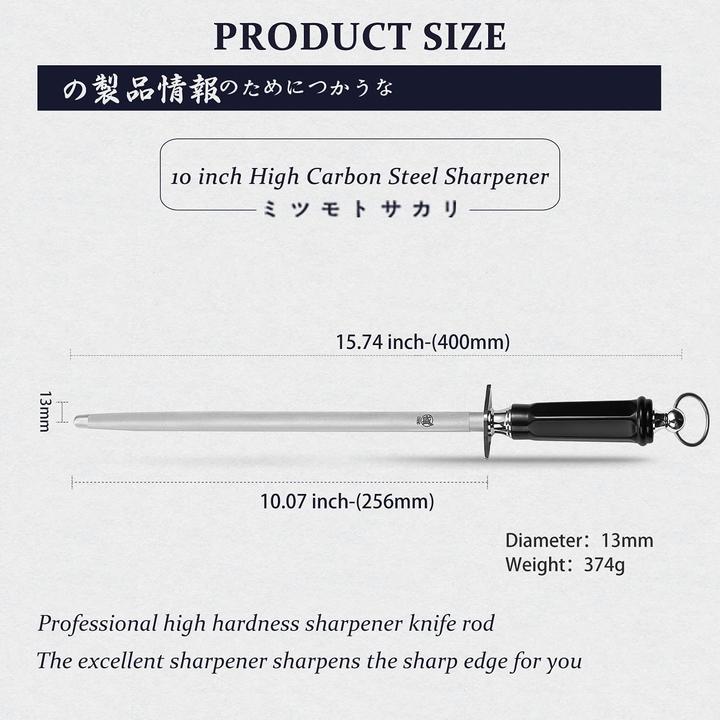 Produktbild Mitsumoto sakari Runder Wetzstahl für Messer
