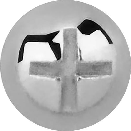 Produktbild Star Piercing Dermal Anchor Kreuzschlitzkopf silber (ohne Messing, Chirurgenstahl 316L)