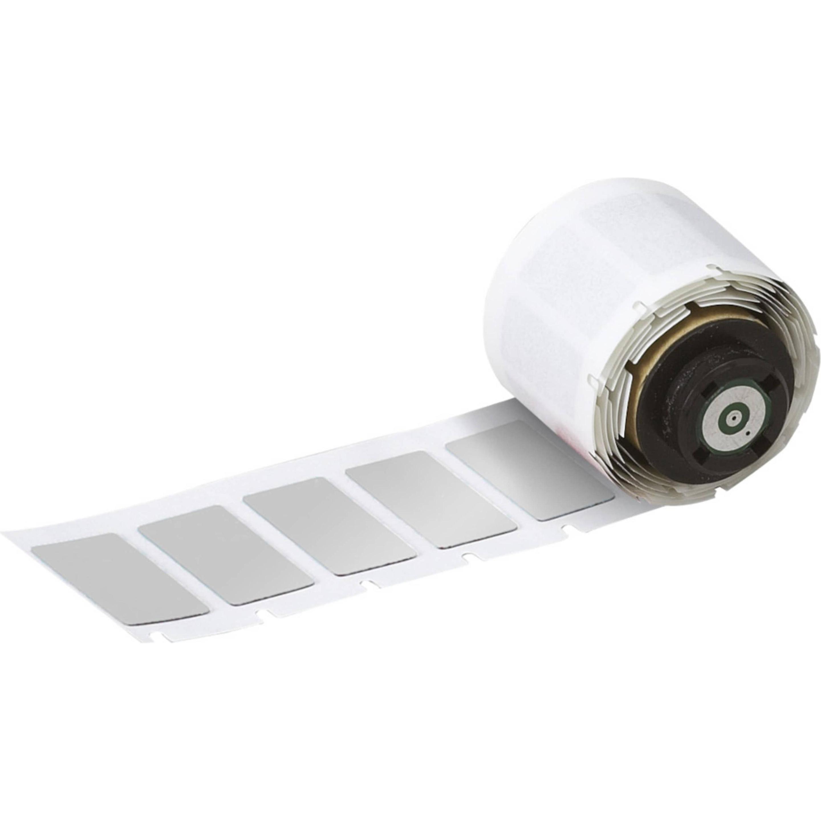 Brady, Rotolo di etichette, M7-4-7593-SL, EPREP, poliestere, argento, lucido, 27,00 x 18,00 mm, permanente (150 E.) (2.70 cm)