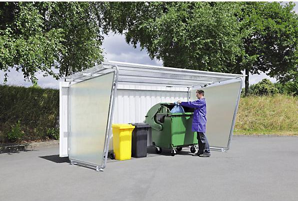 Image du produit kaiserkraft Paroi latérale pour abri de toit plat