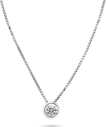 Immagine prodotto Brilio Argento - Collana senza tempo in argento con zircone NCL75W