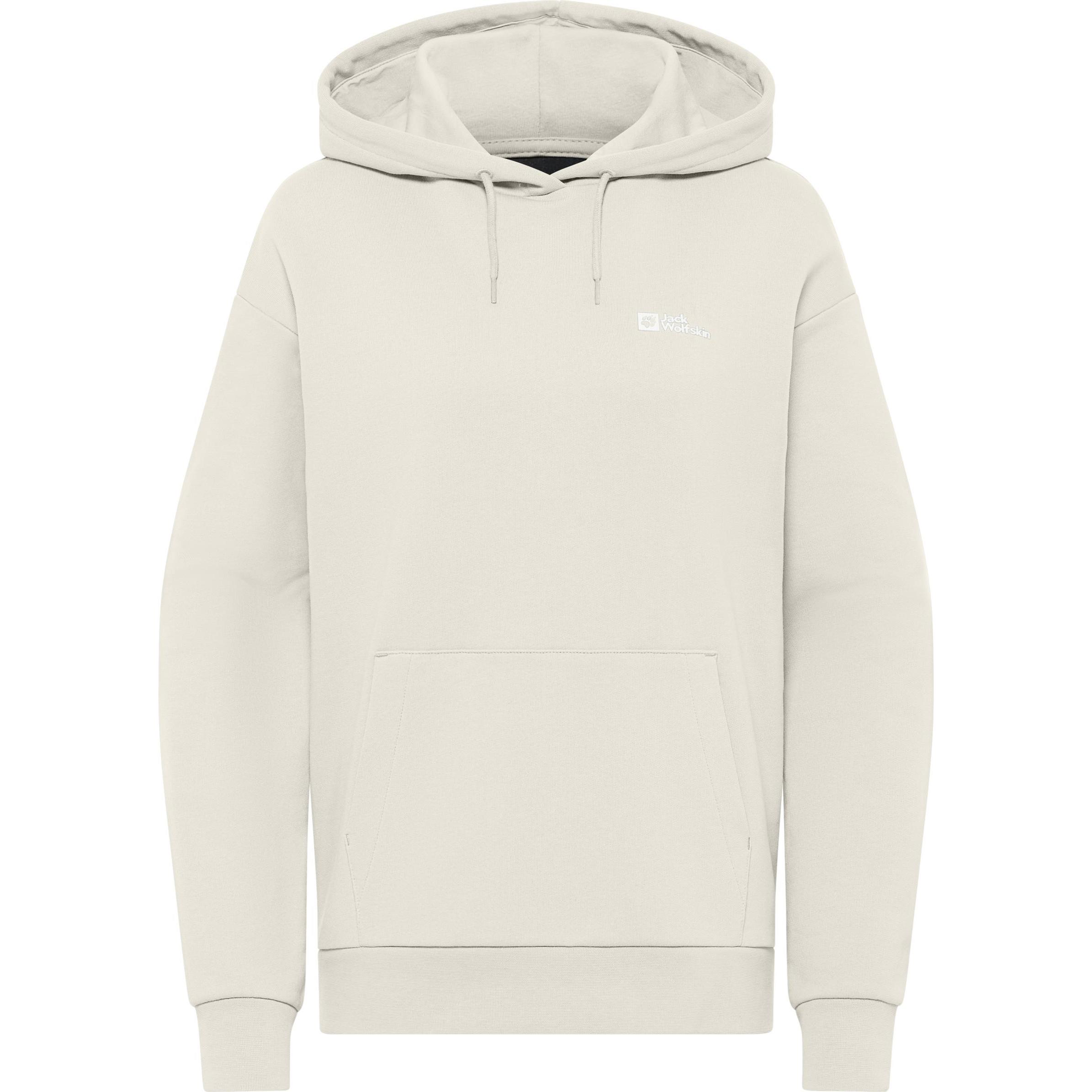 Jack Wolfskin, Damen, Pullover, Essential Hoodie W, Weiss, (XL)