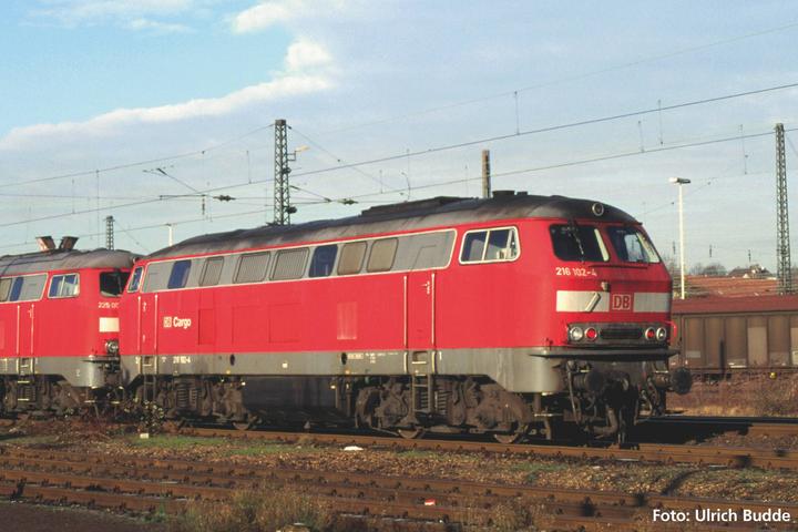 Actual product image Piko Diesellok BR 216 DB Cargo Ep.V + DSS PluX22 DC (Track H0)