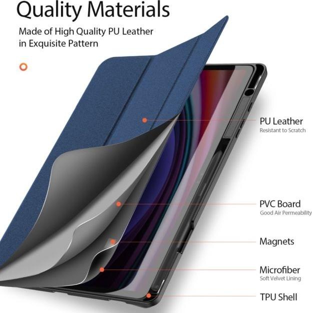 Produktbild Dux Ducis Domo Series (Galaxy Tab S9+, Galaxy Tab S9 FE+, Galaxy Tab S10+)