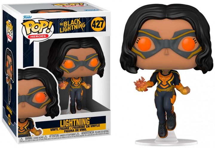 Actual product image Funko Pop! Black Lightning Heroes : Lightning (427)