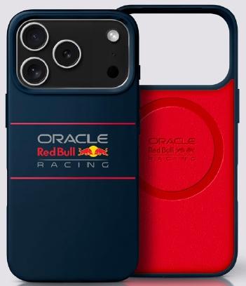Actual product image Red Bull Silicone Horizontal Centered Logo MagSafe Case for iPhone 17 Pro Navy Blue (Apple iPhone 17 Pro)