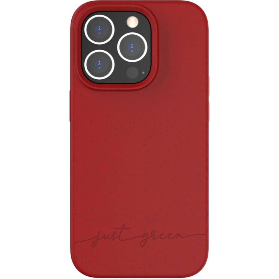 Bigben Bio Case (Apple iPhone 14 Pro), Smartphone Hülle, Rot