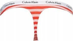 Produktbild Calvin Klein Damen Thong Tanga, Rainer Stripe Pink Shell, 36 (13)