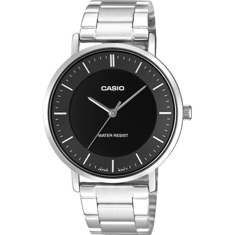 Casio, Orologio da polso, Orologio da uomo MTP-VT04D-1EDF + scatola, Nero